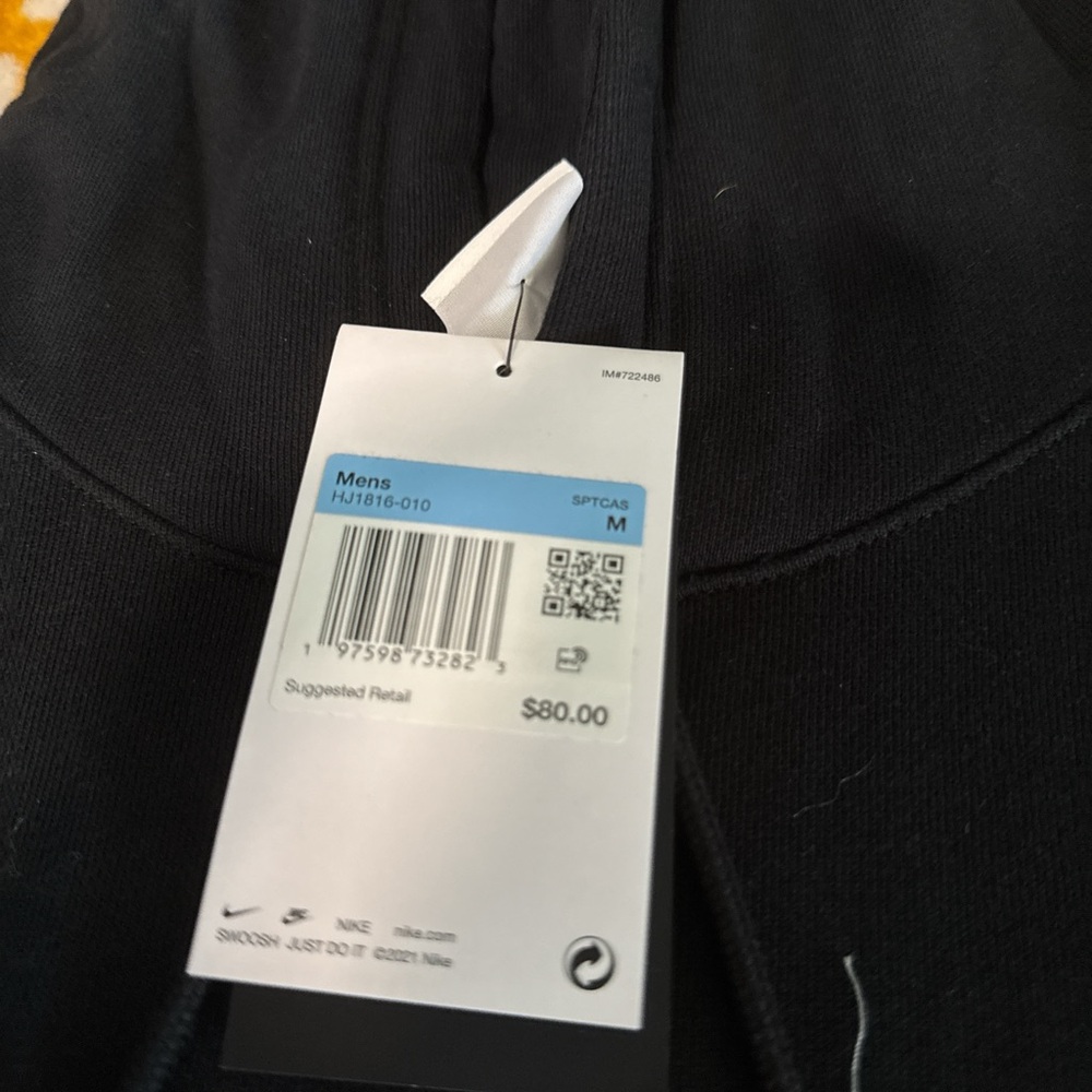 Nike Men's Black Zip-Up Hoodie - Picture 2 of 3